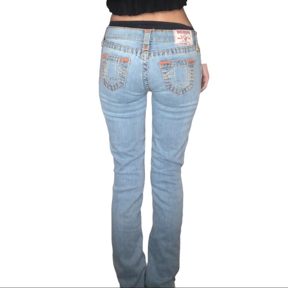 TRUE RELIGION Slim Straight let-out Hem Super T Jeans - Picture 10 of 16